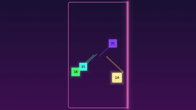 Preview of the Retro Countdown Squares preset