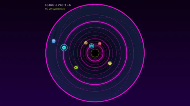 Preview of the Neon Vortex preset