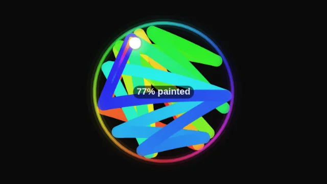 Preview of the Paint the Circle preset